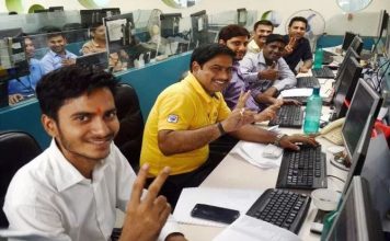 Sensex gains over 300 points in morning trade