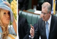 Australian PM makes a vulgar comment about Pamela Anderson