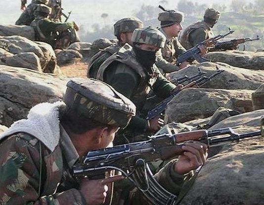A soldier martyred in an encounter in J-K’s Shopian, 4 terrorists shot dead