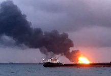 Ships carrying Indian crew catch fire off Russia, 10 killed