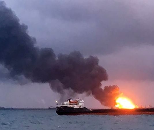 Ships carrying Indian crew catch fire off Russia, 10 killed