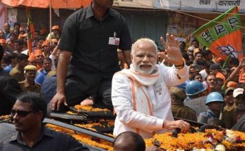 PM Modi’s mega roadshow in Varanasi today; to file nomination tomorrow