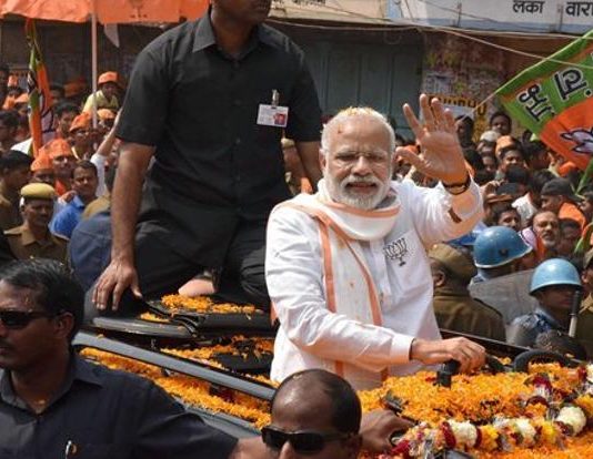 PM Modi’s mega roadshow in Varanasi today; to file nomination tomorrow