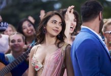 This actress sets London on fire!