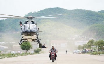 Akshay Kumar’s risky chopper stunt for Sooryavanshi