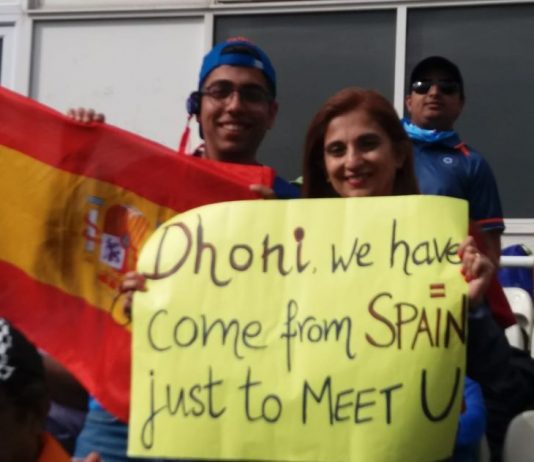 World Cup 2019: Dhoni fans come all the way from Spain to England