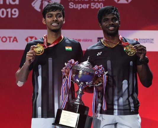 Rankireddy-Shetty become first Indian pair to win Thailand Open