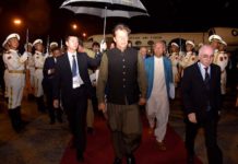 Imran Khan arrives in China on third official visit