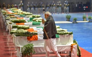 Pulwama attack: PM Modi pays tribute to slain CRPF personnel
