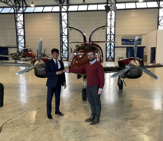 Mr. Pradeep Mohanty, Managing Director , Sledgehammer Oil Tools Pvt. Ltd. becomes the First Indian to own Diamond DA62 Aircraft