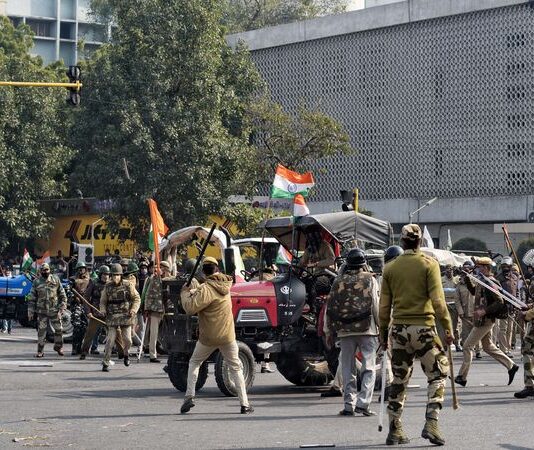 Farmers Protest First Anniversary: Protesters mark one year