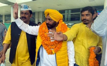 Arrangements underway on 100 acres of land in Khatkar Kalan for swearing-in ceremony of Bhagwant Mann
