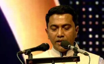 Pramod Sawant takes oath as Goa CM for second consecutive term