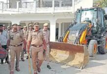 Surrender in 48 hours else…: UP cops come with bulldozer at rape accused in UP’s Saharanpur