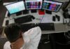 Sensex opens in red at 209 points; HDFC twins down