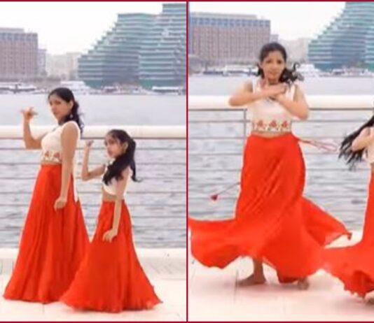 Netizens laud Mother-daughter for dancing on the same song