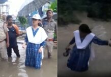IAS Roshan Jacob? Meet Kerala-born bureaucrat inspecting water-logging issues in “Knee deep water”