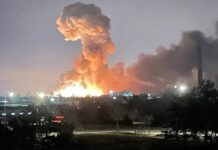 Russia attacked Kyiv with “kamikaze” drones: Ukraine official