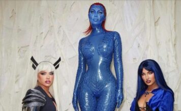 Kim Kardashian transforms herself into X- Men’s mystique for Halloween, internet asks Marvel to cast her