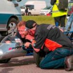 Former England cricketer Andrew Flintoff hospitalised after injury during BBC shoot