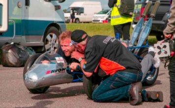 Former England cricketer Andrew Flintoff hospitalised after injury during BBC shoot
