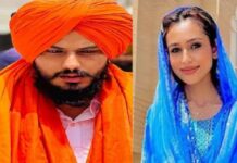 Fugitive Amritpal Singh’s wife detained at airport, being quizzed by officials: Reports