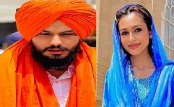 Fugitive Amritpal Singh’s wife detained at airport, being quizzed by officials: Reports