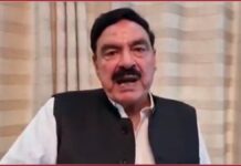 Pakistan: Police raid ex-federal minister Sheikh Rasheed Ahmed’s house, fail to arrest him