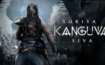 Kanguva new poster: Suriya, surrounded with fiery horns, reflects a tribal warrior in all his majesty