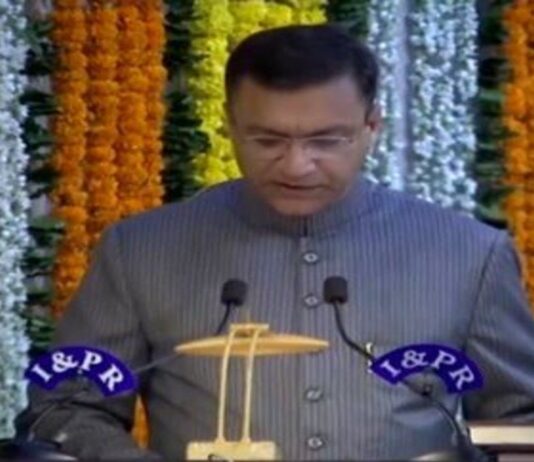 AIMIM MLA Akbaruddin Owaisi takes oath as Pro-tem Speaker of Telangana Assembly