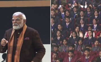 PM Modi interacts with students at Pariksha Pe Charcha