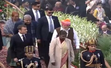Republic Day parade concludes President Bodyguard escorts Droupadi Murmu, Emmanuel Macron