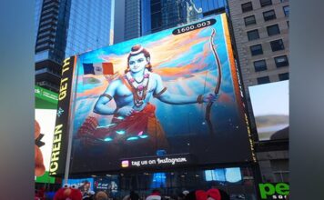 US: Times Square echoes with Bhajans in celebrations of Ram Lalla’s Pran Pratishtha