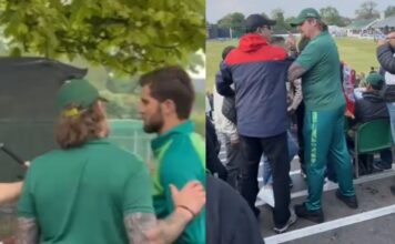 Shaheen Afridi rages at Afghani fan for abusing him during IRE vs PAK 2nd T20I, Video goes viral