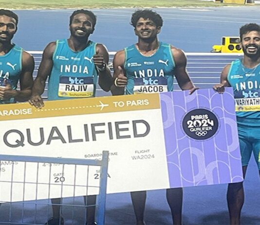 Indian Men’s, Women’s 4x400m relay teams earn spots in Paris Olympics