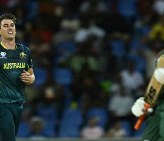 Netizens react as Pat Cummins becomes the second Australian to take a T20 WC Hat-Trick!