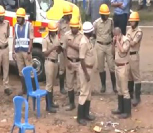 Bengaluru: Rescue and Restoration work underway at site of building collapse