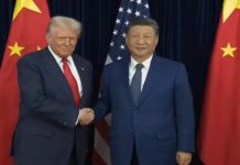 “An honour to have you with us,” says Trump as he meets Xi in Busan