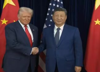 “An honour to have you with us,” says Trump as he meets Xi in Busan