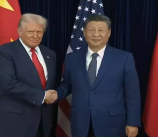 “An honour to have you with us,” says Trump as he meets Xi in Busan