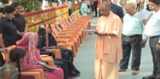 UP CM Yogi Adityanath holds ‘Janta Darshan’ in Gorakhpur