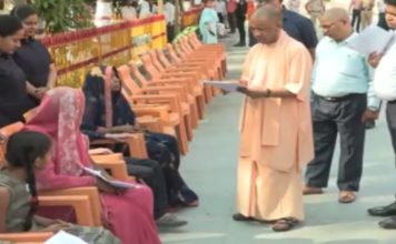 UP CM Yogi Adityanath holds ‘Janta Darshan’ in Gorakhpur