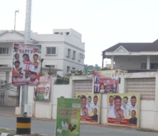 Kanakapura decked up with banners, cutouts as DK Shivakumar set to take oath as Karnataka CM at 4 PM today