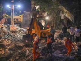 One dead, several feared trapped after under-construction building collapses in Delhi’s Rohini