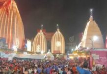 Devotees throng Baba Baidyanath Dham Deoghar on first Monday of Shravan; 2-3 lakh expected to visit temple
