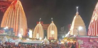 Devotees throng Baba Baidyanath Dham Deoghar on first Monday of Shravan; 2-3 lakh expected to visit temple